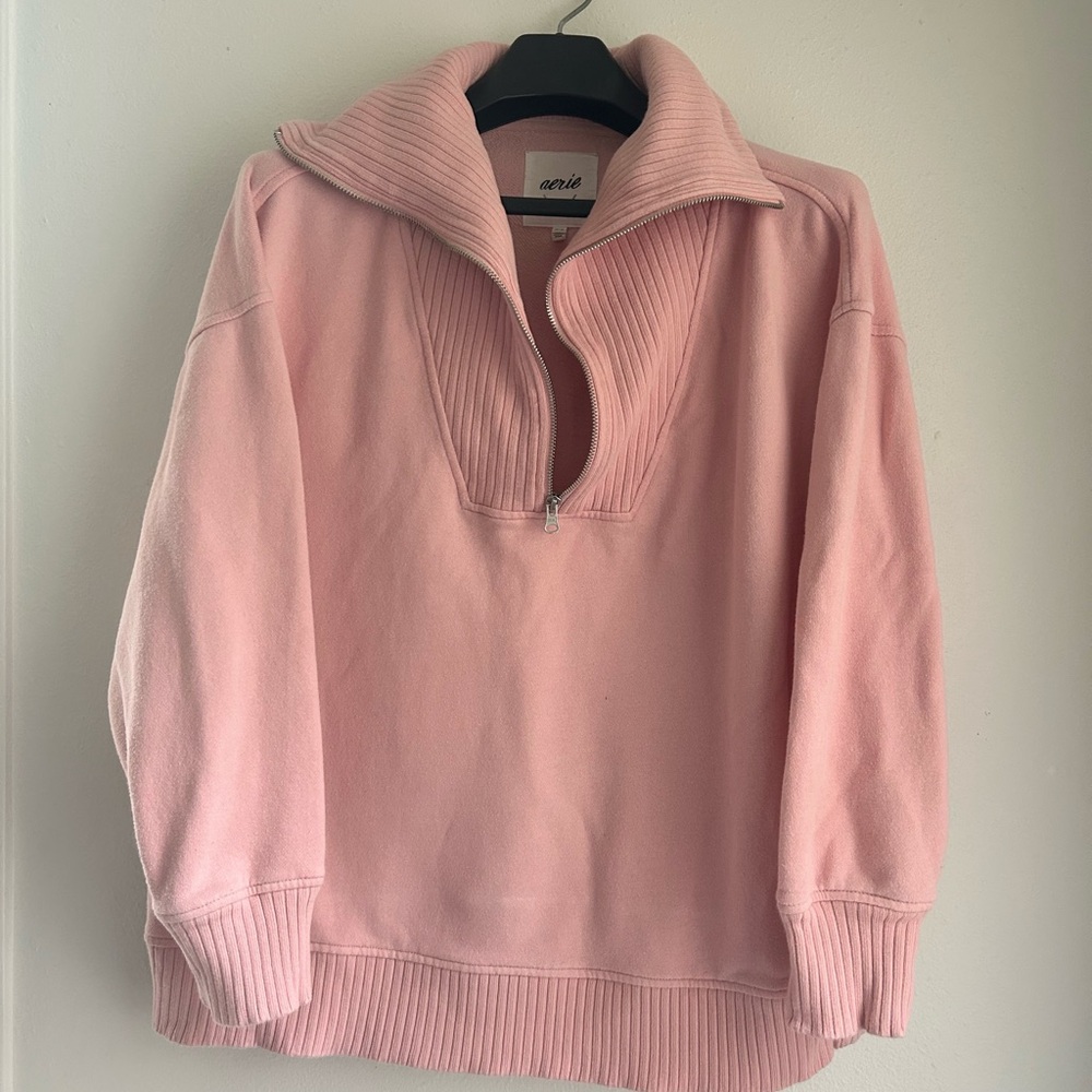 Sz M Pink Aerie Sweatshirt